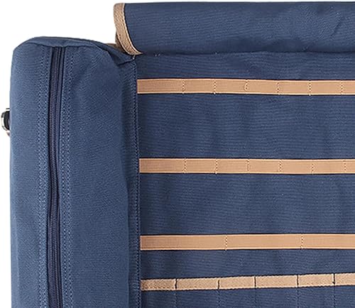 Miniatura 3 de KLKCMS Kits de barman de viaje, bolsa profesional duradera y portátil de lona, fácil de transportar y almacenar para hacer cócteles en casa, color