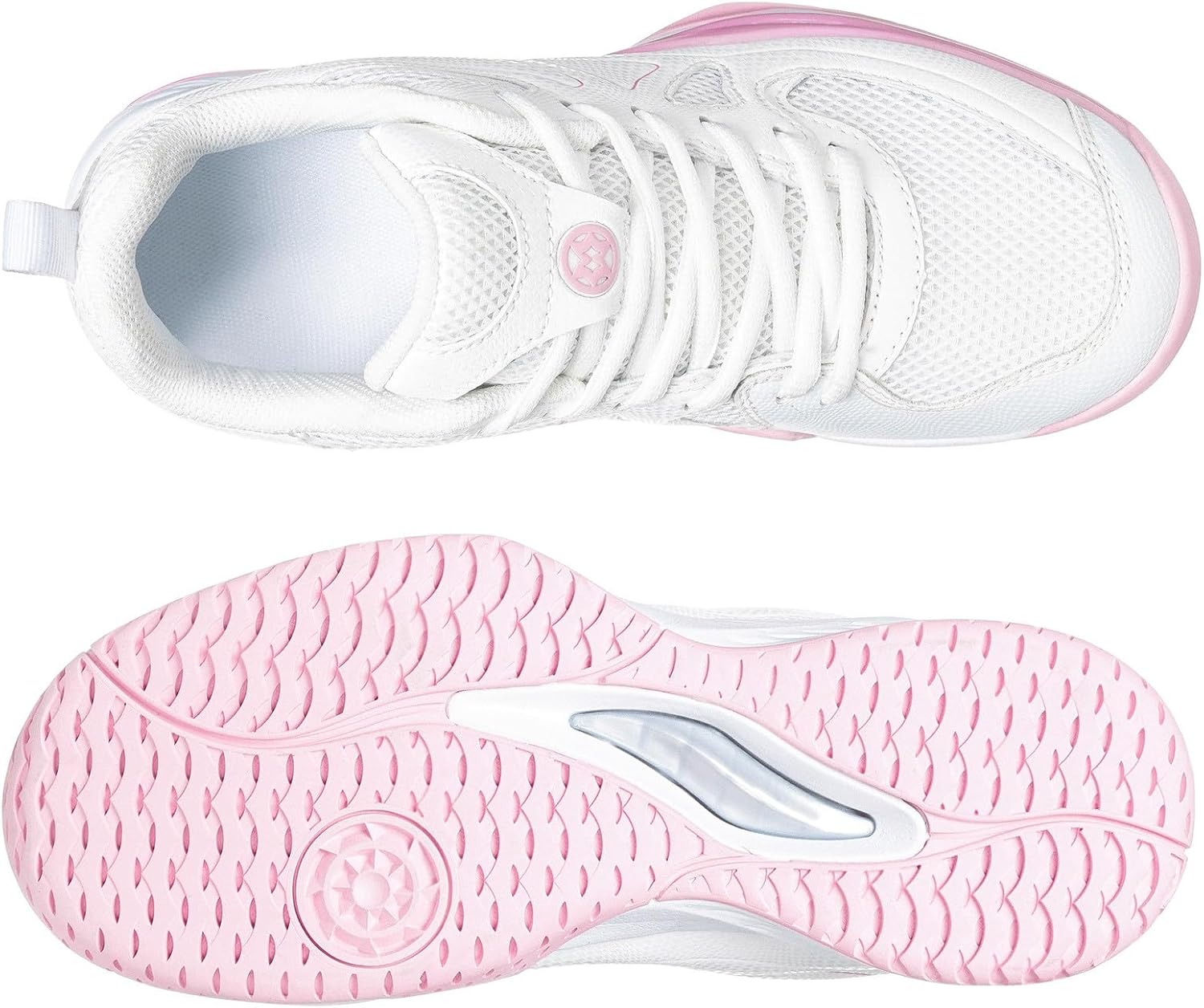 Sisttke Women's Badminton Pickleball Tennis Shoes Lightweight Breathable Non-Slip Court Sneakers for Racquet Sports Training