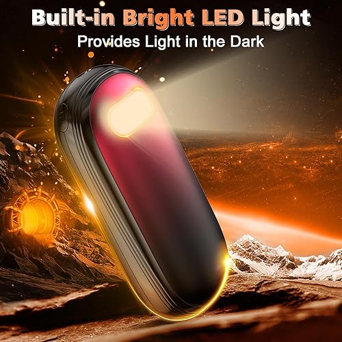 Miniatura 56 de Calentadores de manos recargables – Calentadores de pies eléctricos paquete de 2 unidades de hasta 127.4 ℉ con 15 horas de calor, pantalla LED