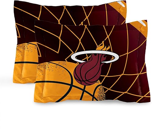 Miniatura 50 de NORTHWEST Atlanta Hawks - Juego de edredón con licencia oficial de la NBA, tamaño matrimonial/queen e individual/individual XL, ropa de cama suave