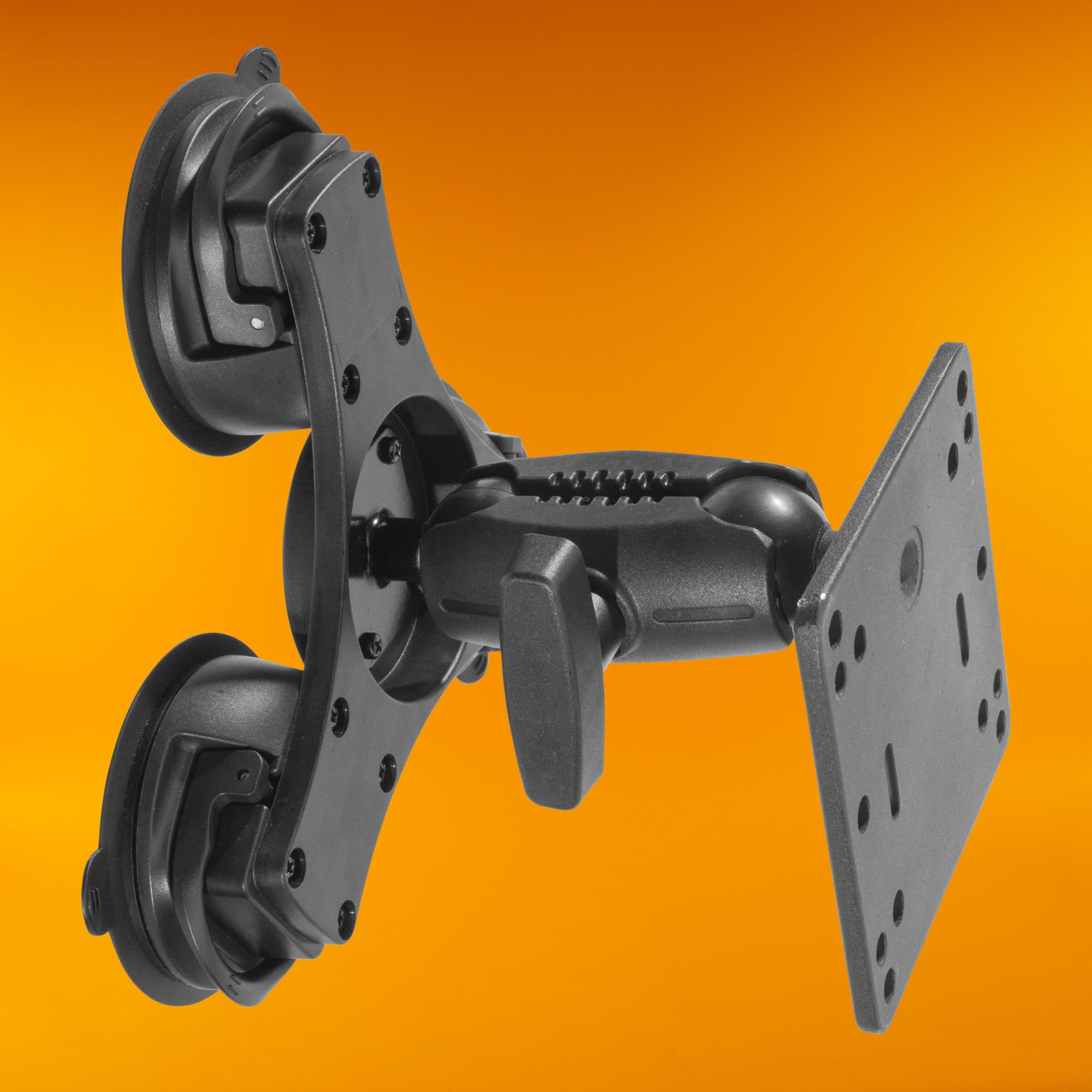 iBOLT VESA 75mm/100mm IncrediBOLT 360 Heavy Duty Triple Suction Cup with VESA 75 x 75 and 100 x 100 Bracket - for Secure and Versatile Monitor mounting