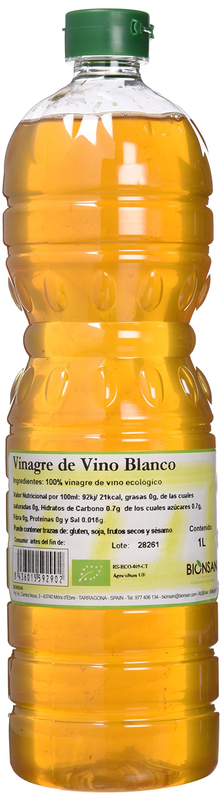 Bionsan Vinagre de Vino Blanco Ecológico - 1000 ml