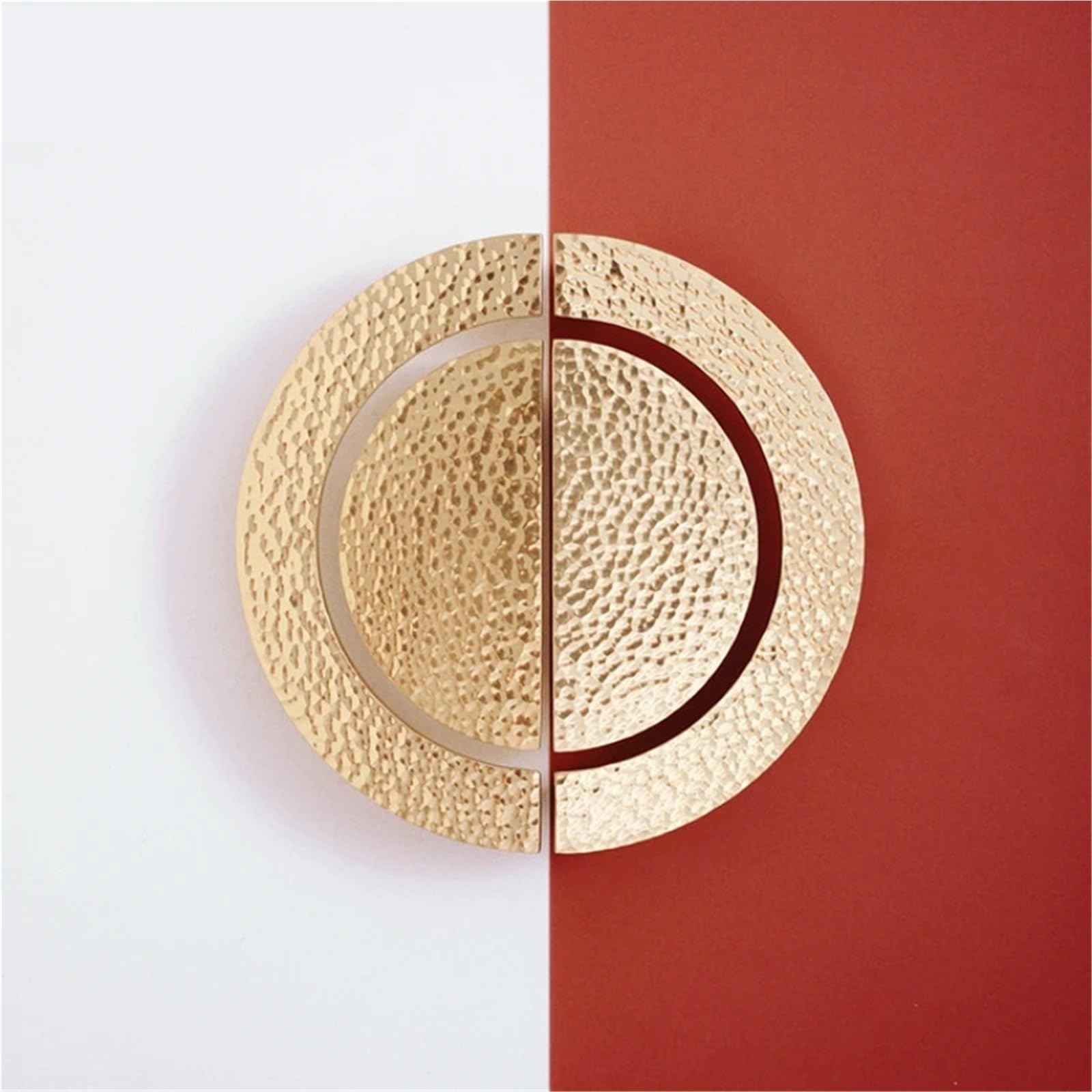 Tirador semicircular de latón C-1433 para muebles y cajoneras