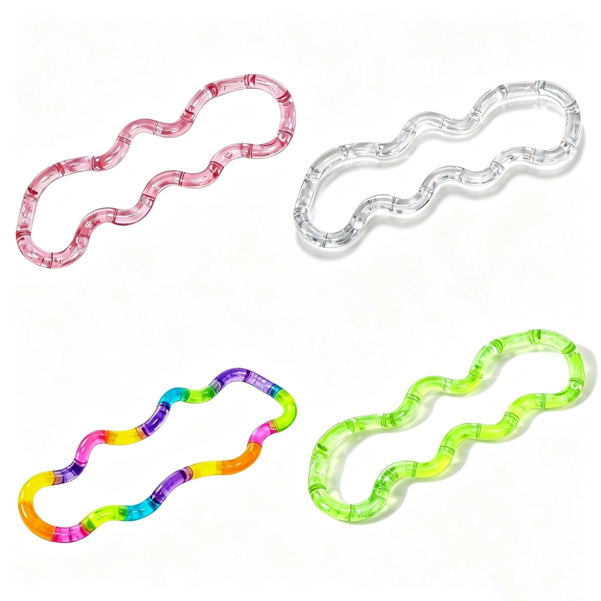 AYZDJ 4PCS Decompression Twist Toy Set, Sensory Twisting Relaxation Tool