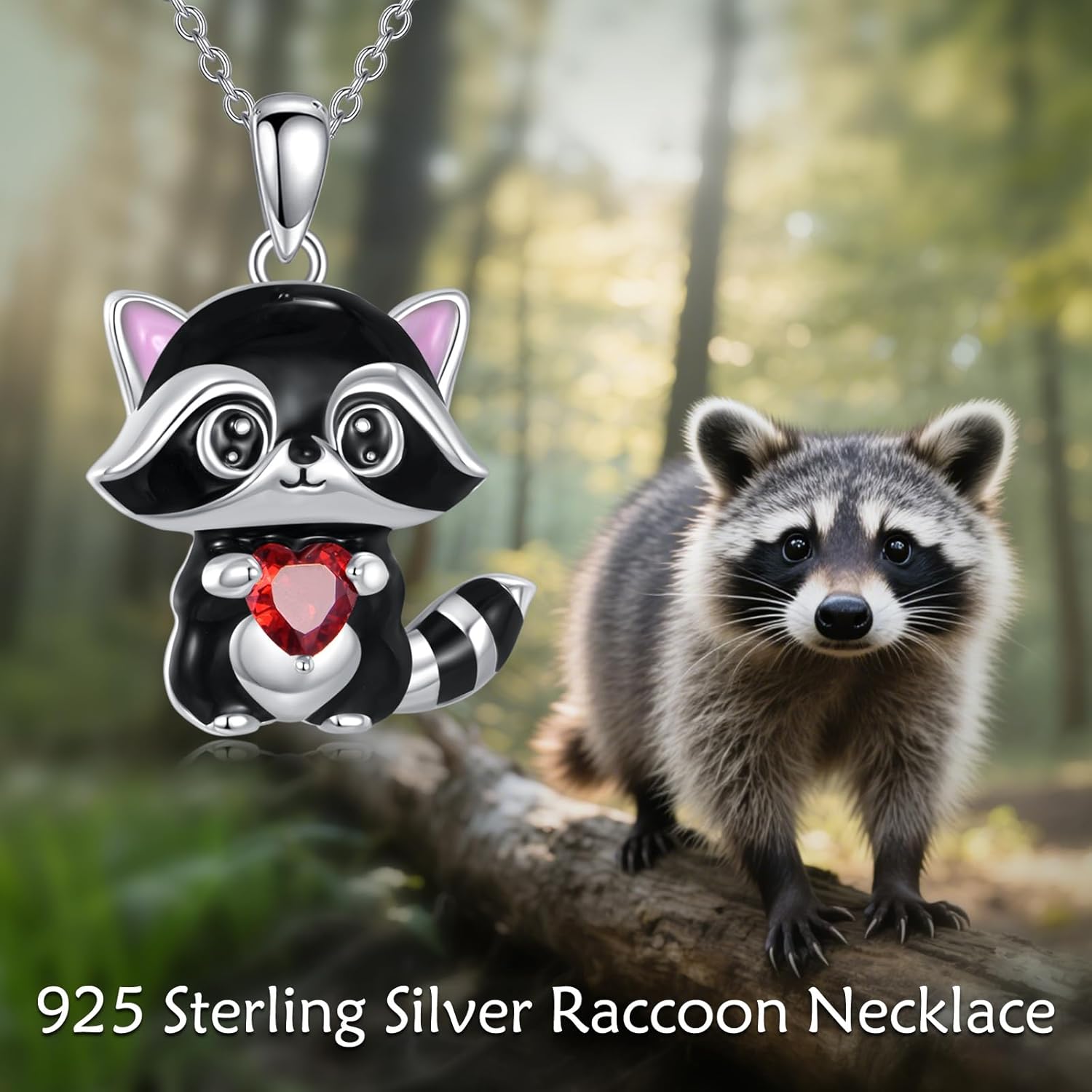 Cow Necklace 925 Sterling Silver Heart Cubic Zirconia Cow Pendant Necklace for Women - Image 6