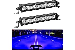 AUXMOTEC Blue LED Light Bar: Illuminate Your Adventures