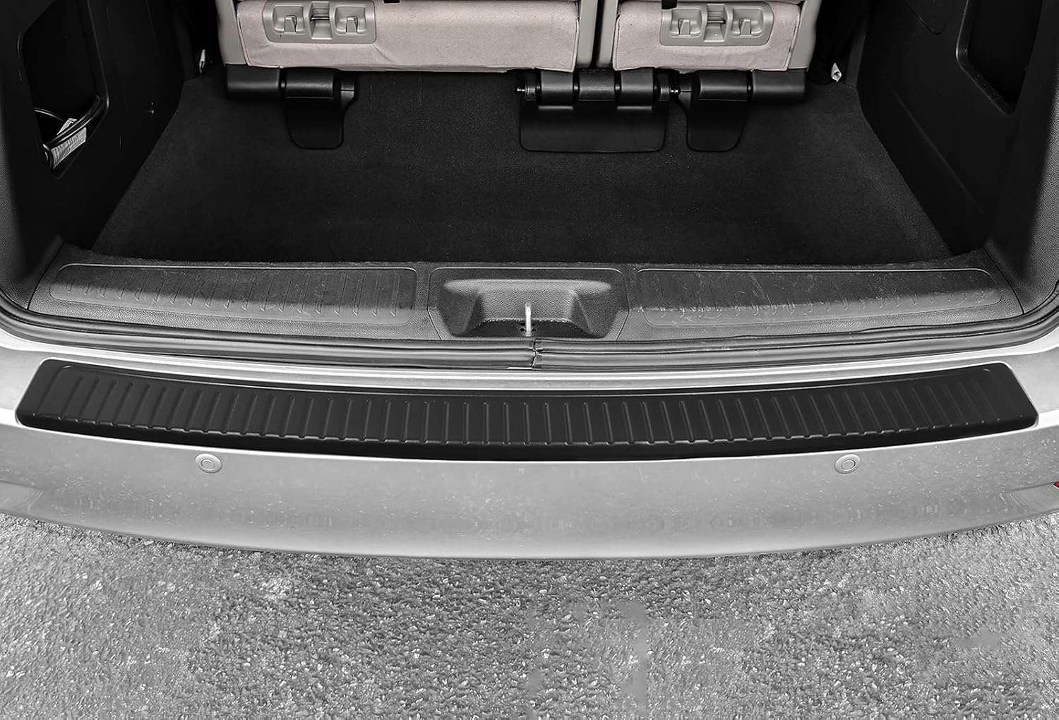 YOJOJOCO Rear Bumper Protector Compatible with Honda Odyssey 2018-2025 2026 Accessories ABS Material Black Rear Bumper Guard Trunk Sill Protector