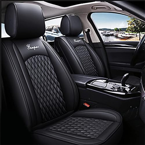 Fundas de asiento de coche para Cadillac ATS CT6 XTS SRX XT5 CTS STS SLS DeVille Escallade Juego completo de fundas de asiento delantero trasero de