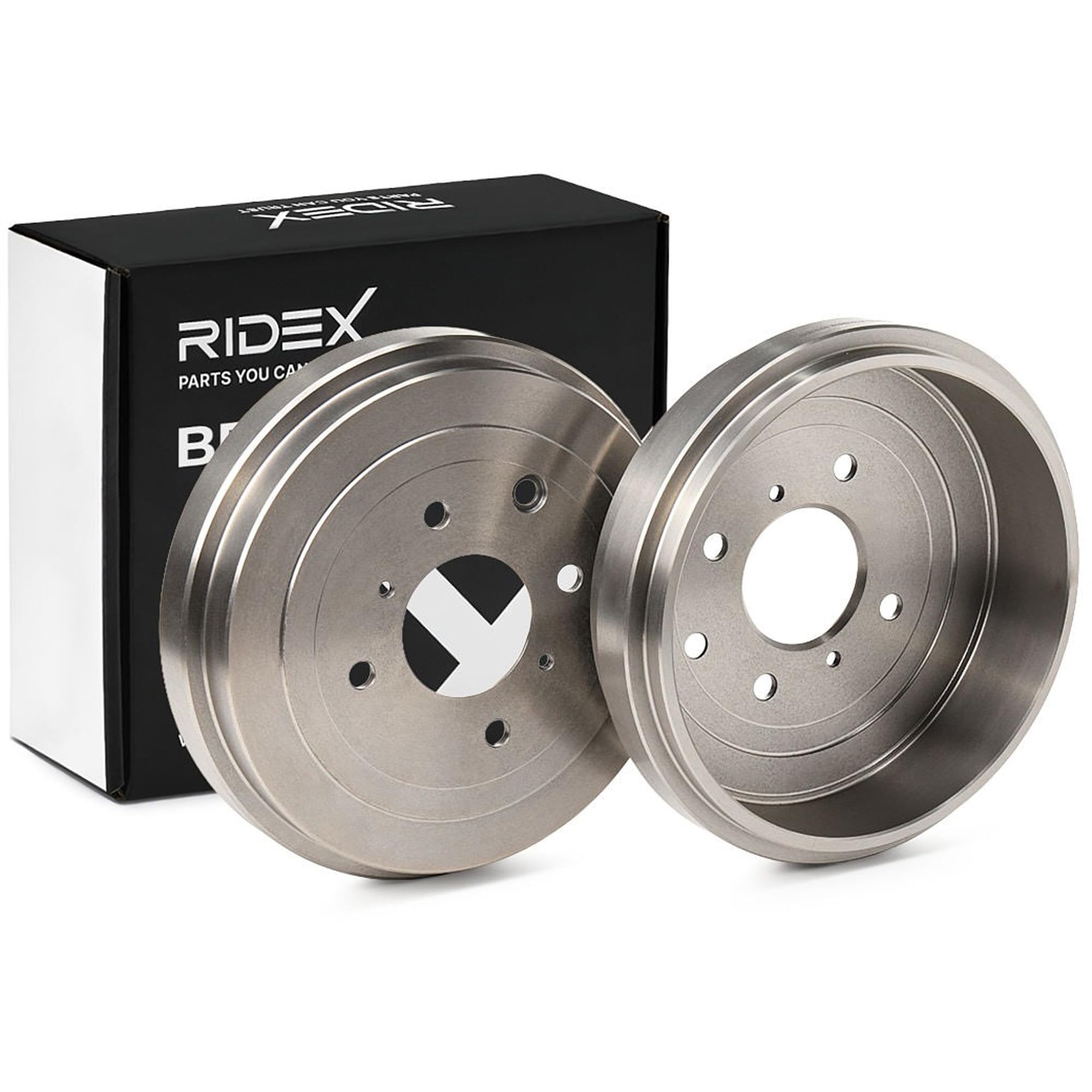RIDEX 123B0232 2x Tambor de freno Trasero Tambores de freno Freno de tambor