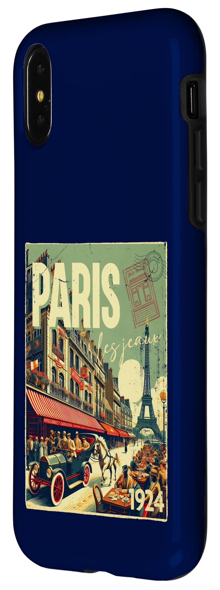 iPhone X/XS Paris The Games 1924 Eiffel Tower Scene Case - Image 2