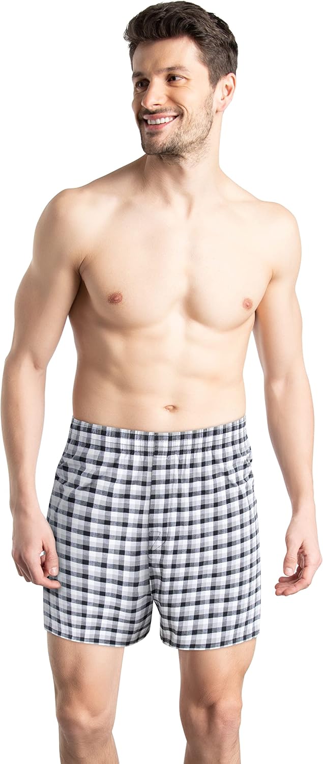 Fruit of the Loom Men's Cotton Stretch Boxer Briefs & Boxer Shorts (Regular & Big Man)