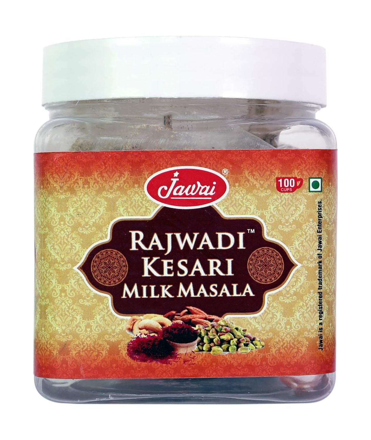 JAWAI Rajwadi Kesari Milk Masala Powder With Dryfruits & Kesar | Doodh Masala Powder| Healthy & Nutritious Drink Mix Made With Almond, Cardamom, Saffron, Pista & Cashew (100 Grams) (B0D3D8WQRM) Amazon Price History, Amazon Price Tracker