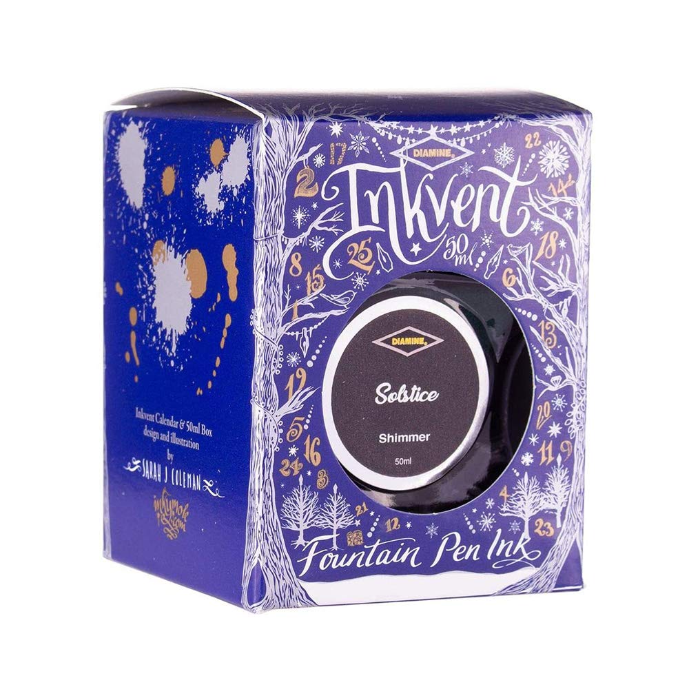 Diamine - Encre à Paillettes pour Stylo Plume, Solstice, 50ml, Édition Limitée