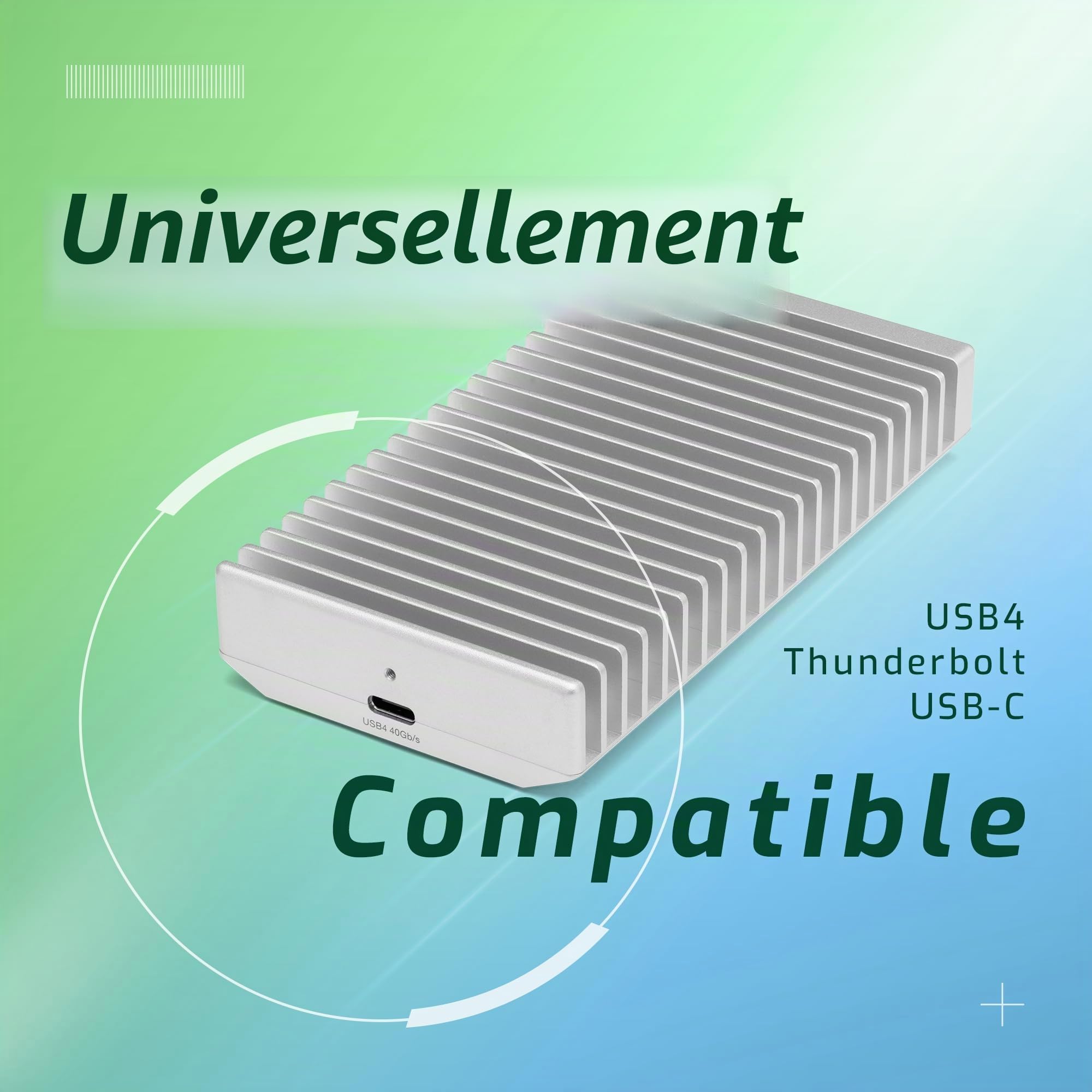 OWC 2TB Express 1M2 USB4 (40Gb/s) Bus-Powered Portable NVMe SSD External Storage Solution