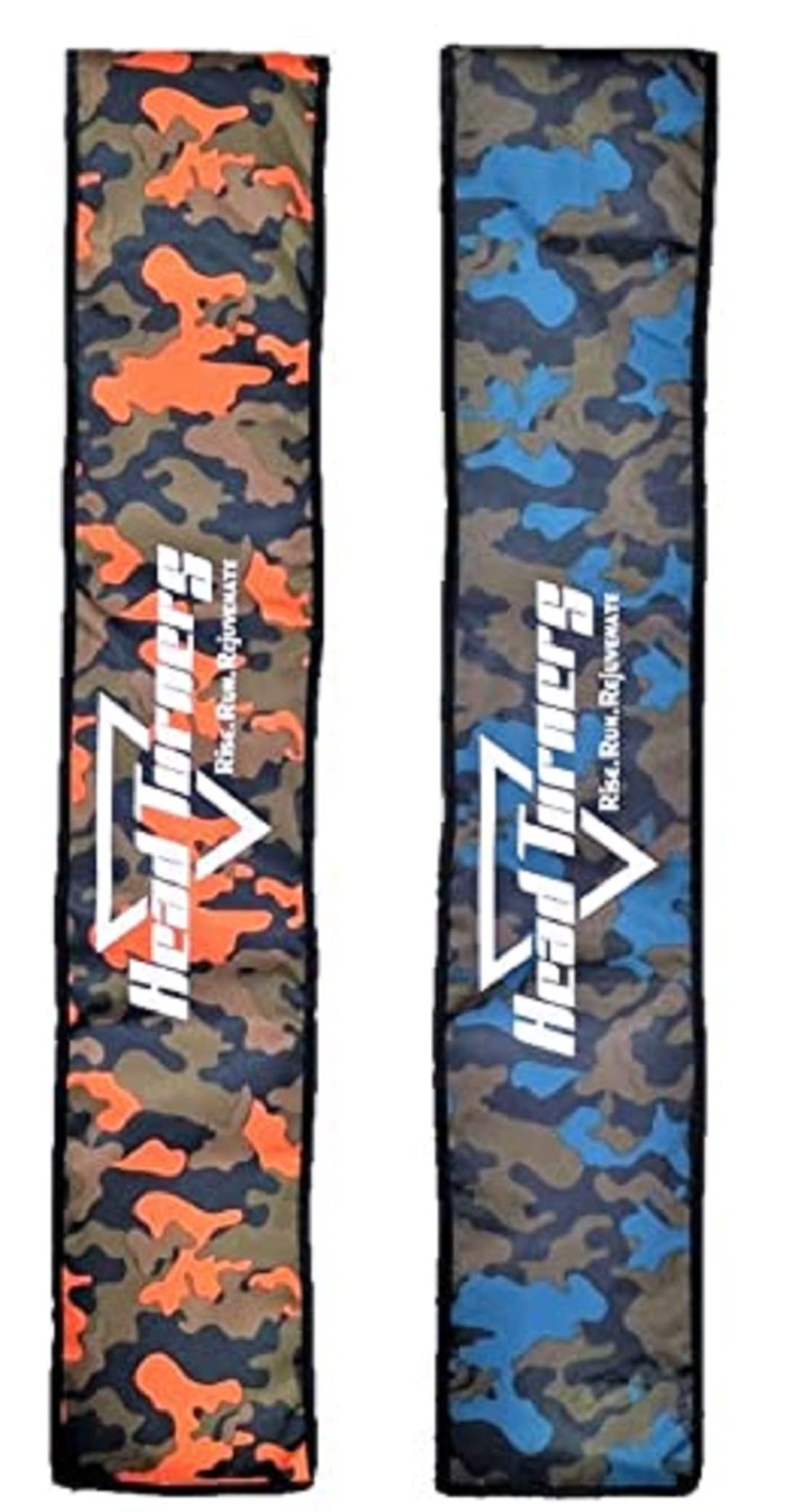 HeadTurners Cricket Foam Padded Bat Cover Camo Print Full Size- (Turquoise Blue and Orange, Pack of 2) (B09KTYCBP2) Amazon Price History, Amazon Price Tracker