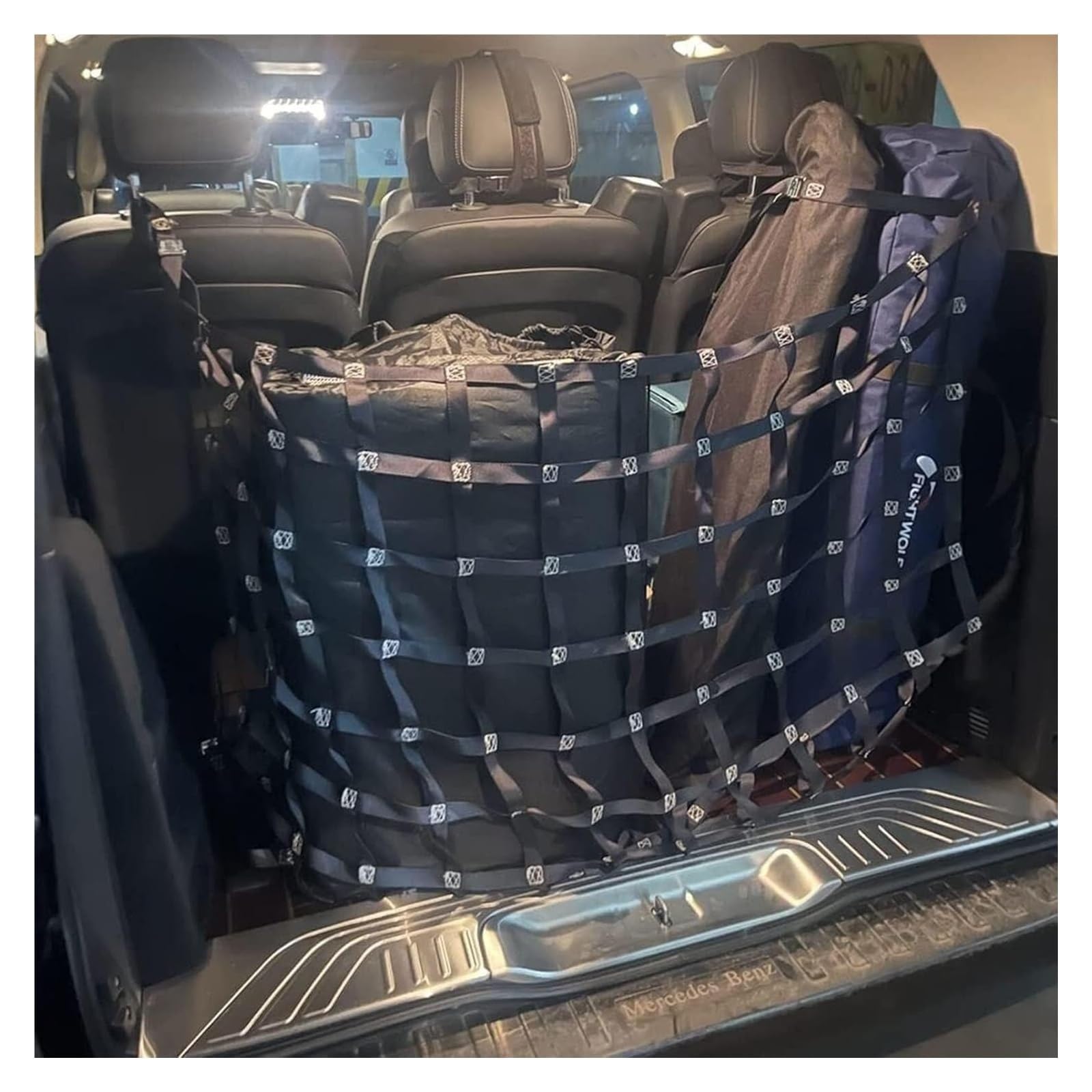 Tragkraft 0,3–3,5 Tonnen, Ladungsnetz for die Ladefläche von Pickups, reißfestes, starkes, tragendes Sicherheitsnetz,Lasthebe-Netz(3 X 3M/Mesh 20cm/Load 3.5t)