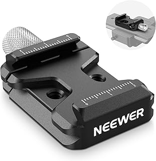 NEEWER Arca Type Quick Release Clamp for DSLR Camera and Mirrorless Camera, Compatible with DJI Ronin S/SC ZHIYUN Crane Series WEEBILL S Gimbal Stabilizer, GA004