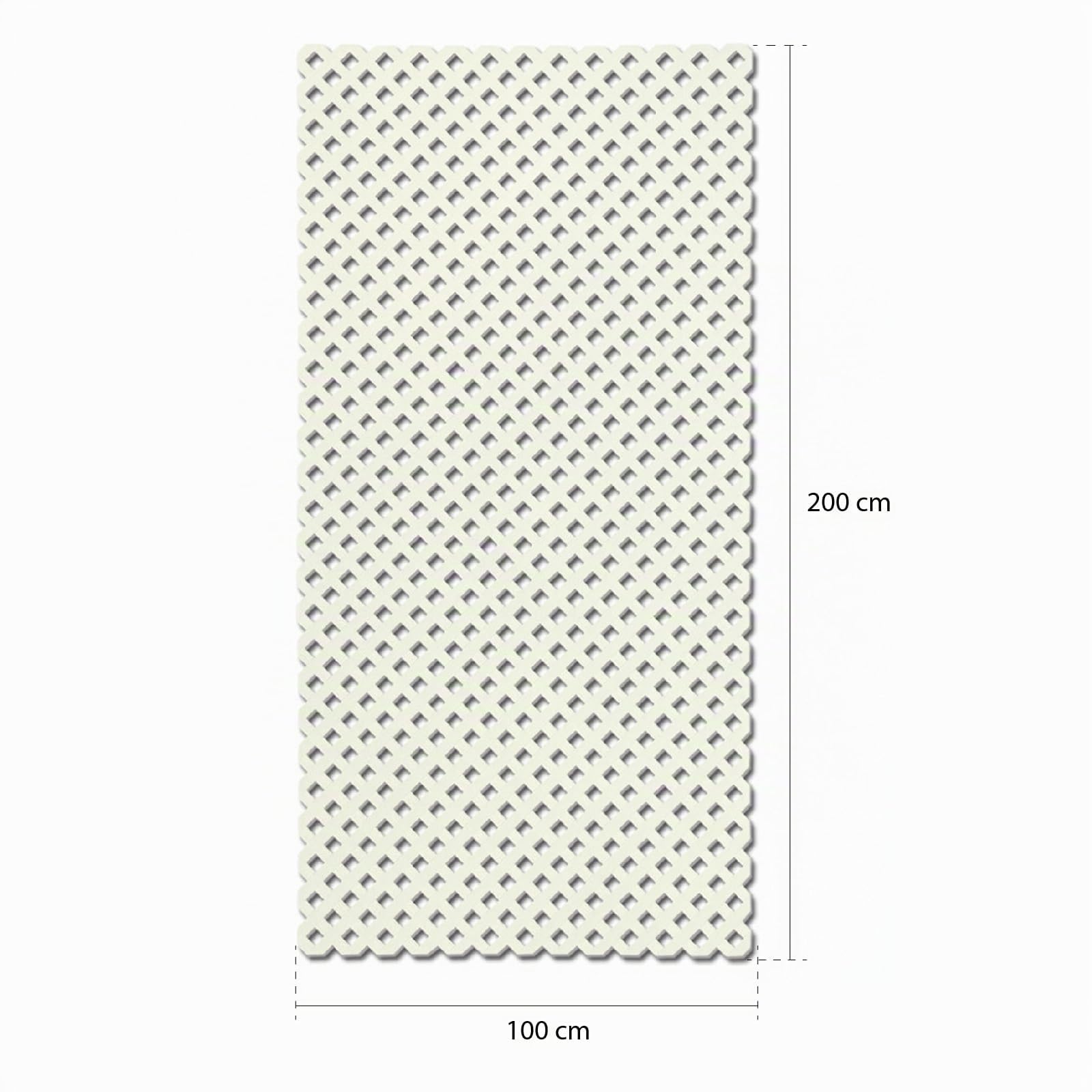 NORTENE Panel Decorativo Pp Privat Blanco Polipropileno Decorativa 1X2M 25mm