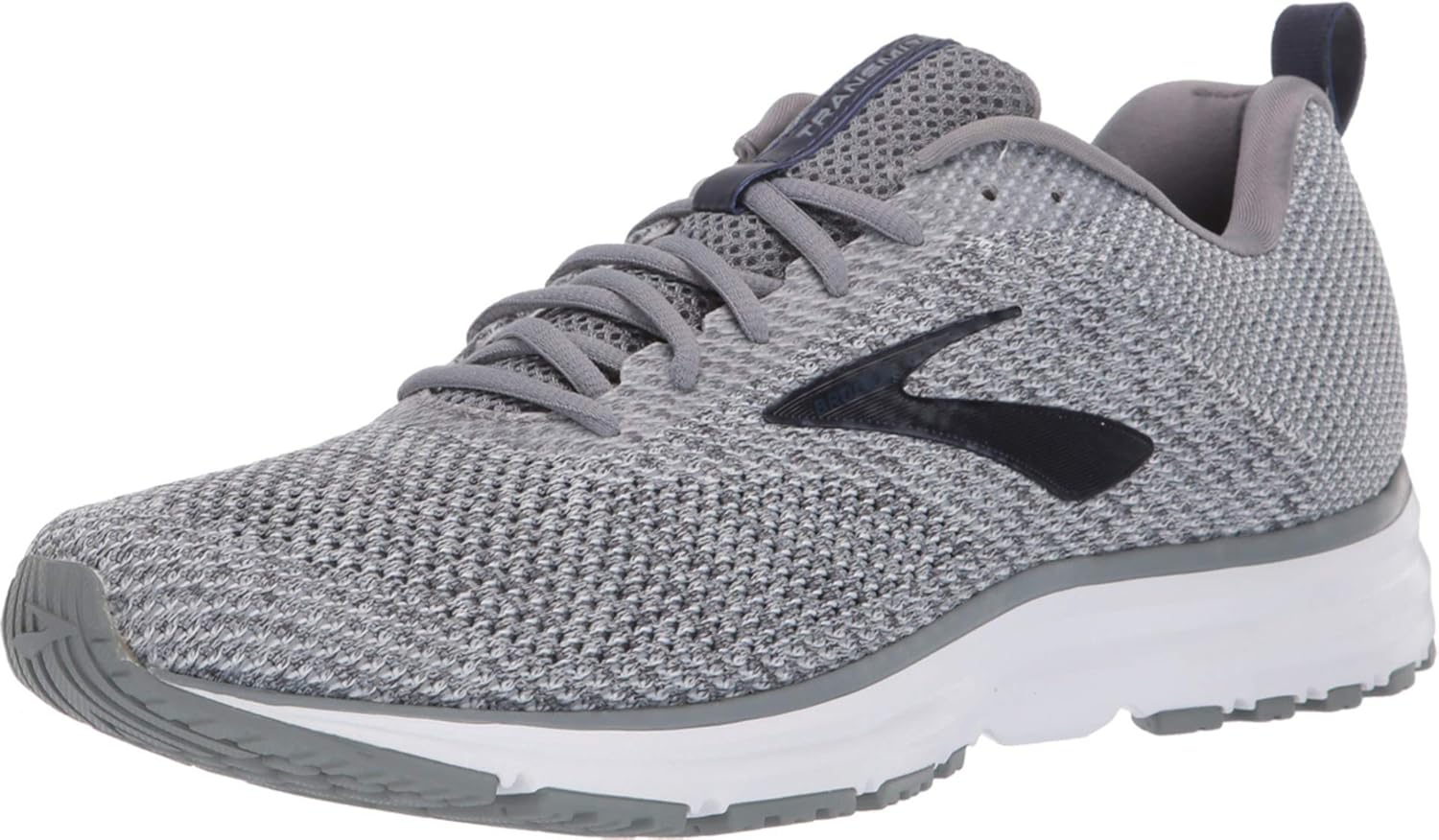 Brooks Mens Transmit Running Shoe Mid Grey/Grey/Silver,13 D US