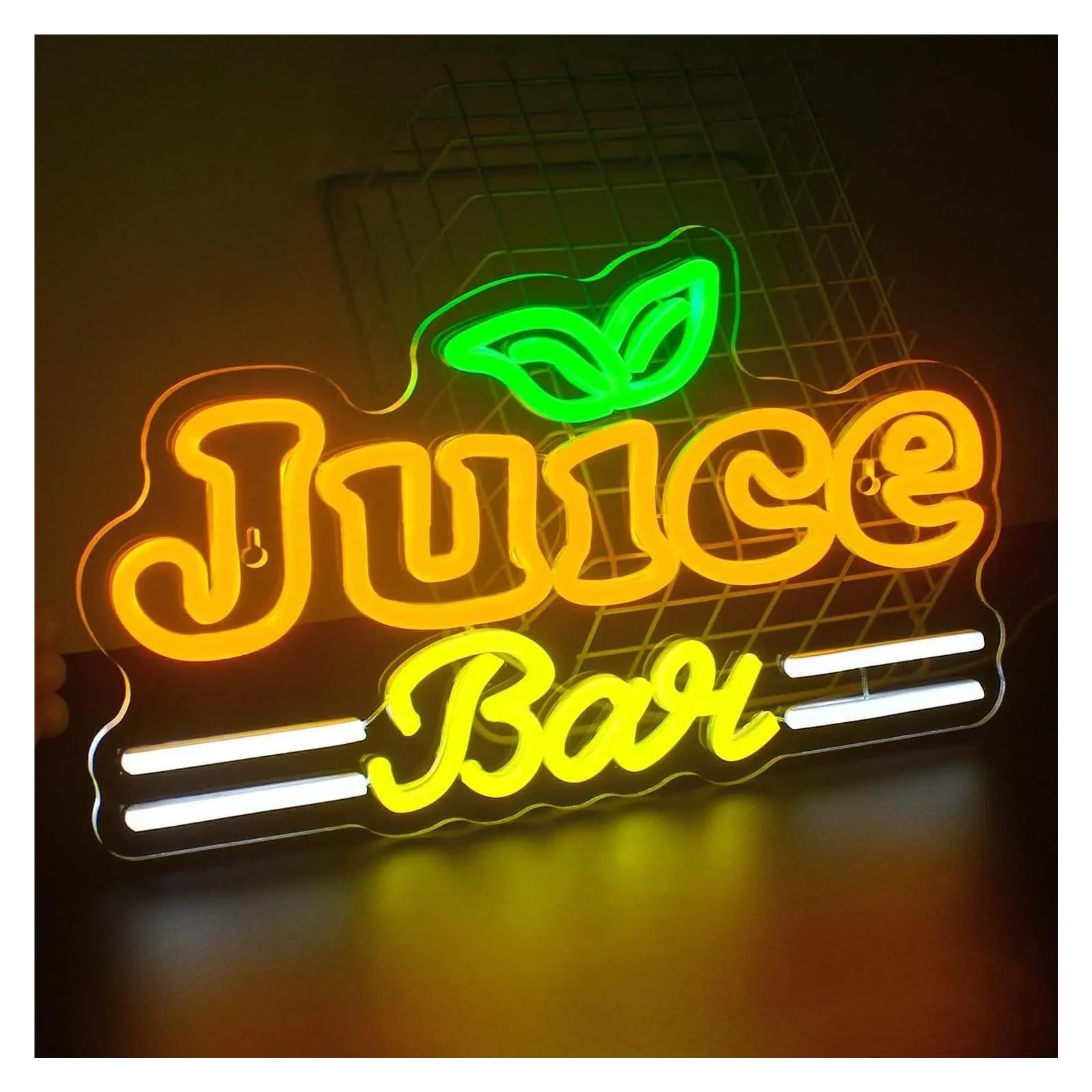 SHOUXI Sign Lamp Juice Bar Neon Sign for Wall Decoration for Bedroom for Hotel Bar Cafe Birthday Party 38x21.5cm