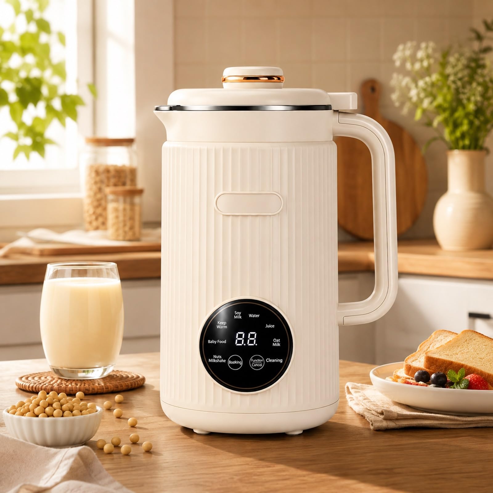 Máquina Automática para Hacer Leche de Almendras y Leche Vegetal Casera