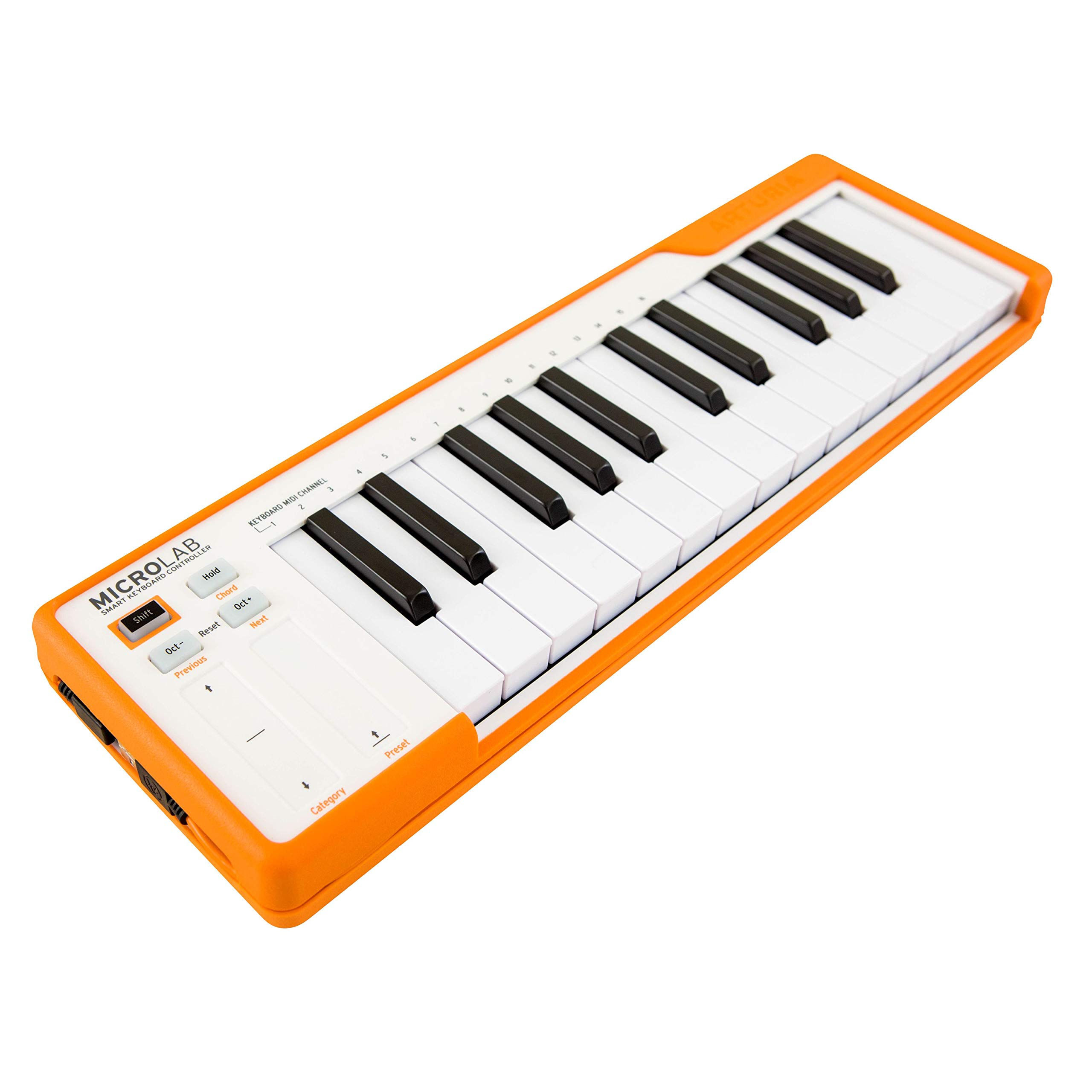 Arturia MicroLab 25 Key USB MIDI Keyboard Controller (Orange