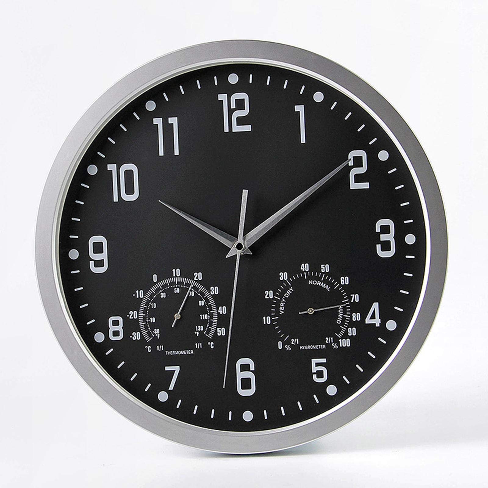 Horloges extérieures pour le jardin étanches et silencieuses de 35cm