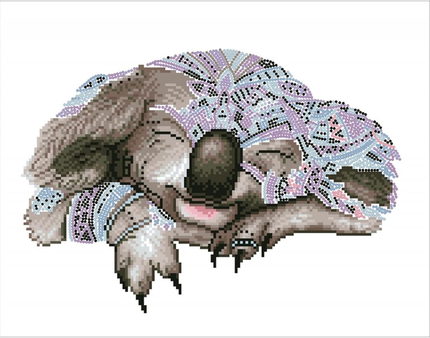 DIAMOND DOTZ Koala Dreams Animal Diamond Painting Kits for Adults - Diamond Art Kits a Relaxing Creative Craft Kit with Dotz Gems 17.9"x14"