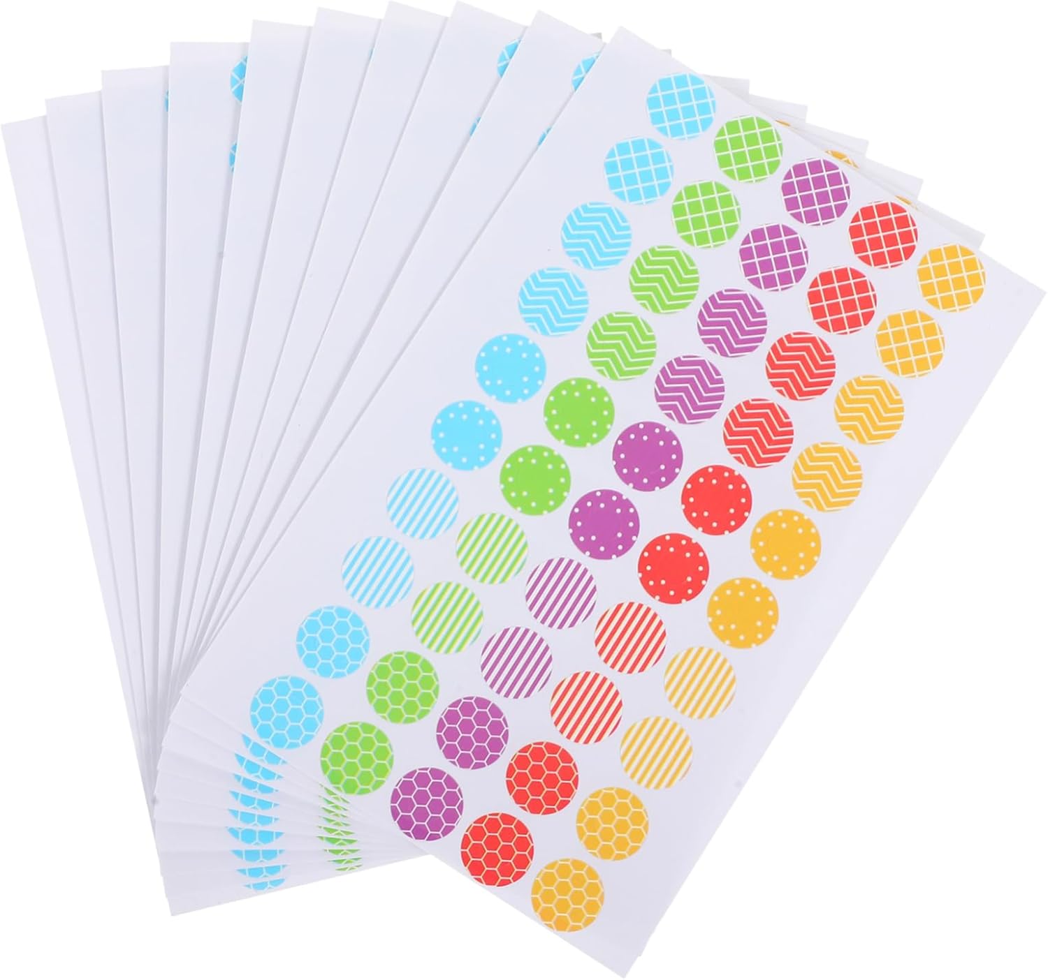 Hole Reinforcement Stickers 0.51 Inch Self-Adhesive Binder Paper Hole Punch Labels for Office and School Use 10 Sheets Punch Reinforcement for Planners Notebooks Recipe Books