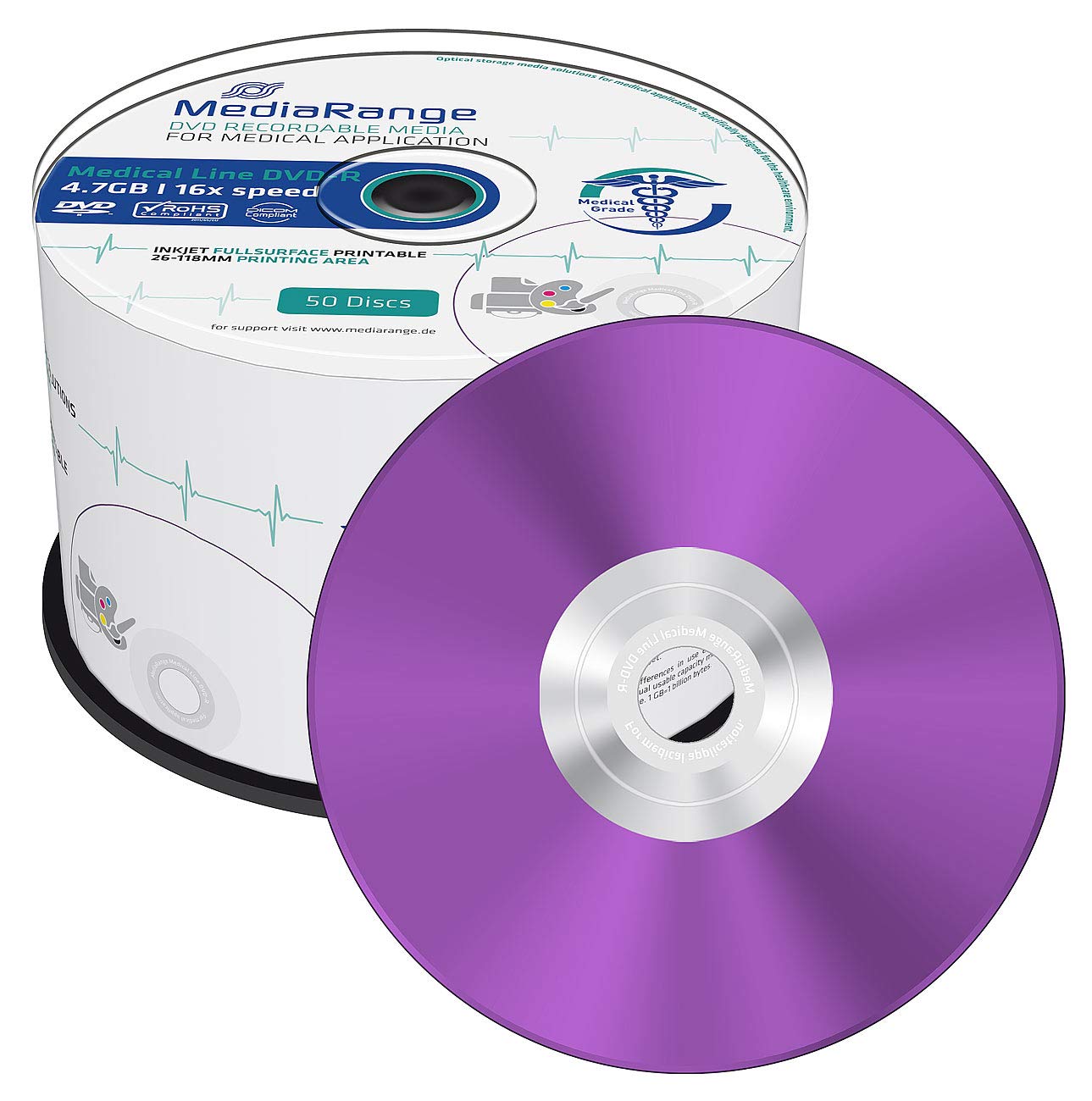 Amazon.com: MediaRange Medical Line DVD-R 4.7GB 16x Full Surface