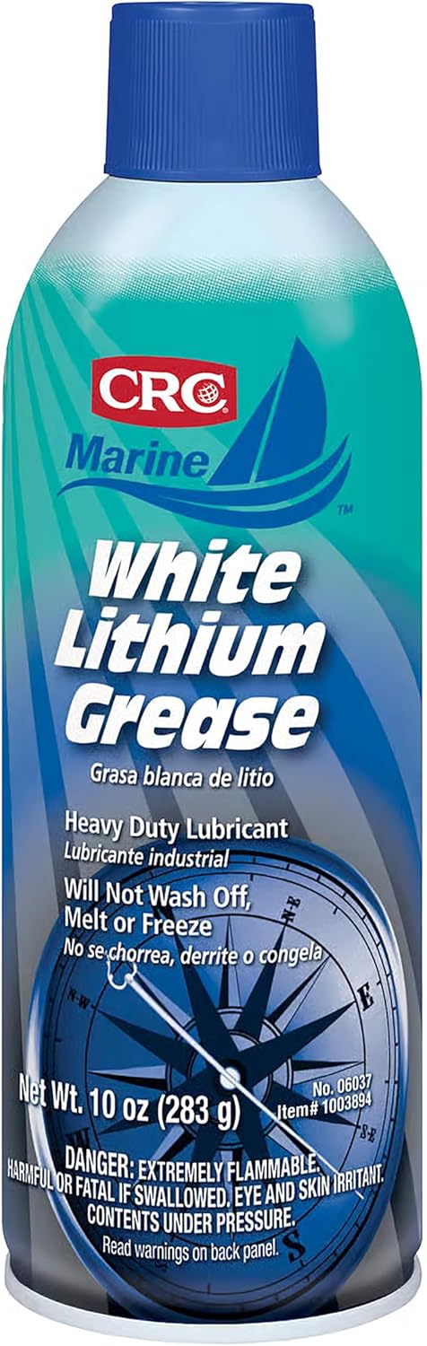 CRC (06037-12PK) Marine White Lithium Grease - 10 oz., (Pack of 12)