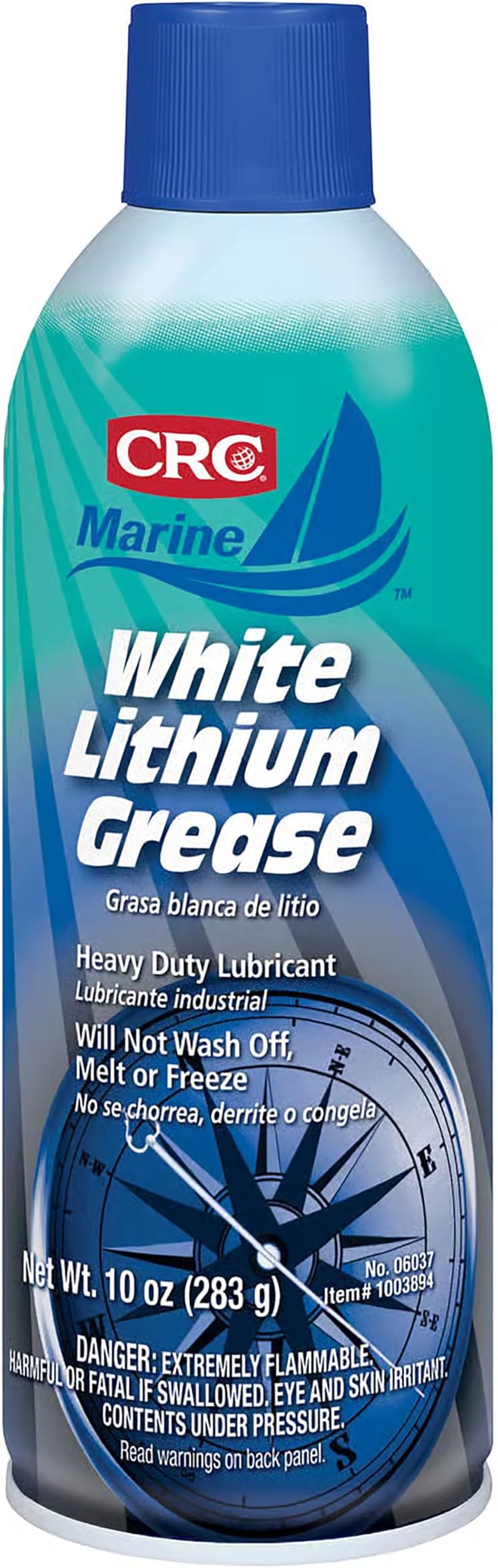 CRC Marine White Lithium Grease, 10 oz (284 gms)