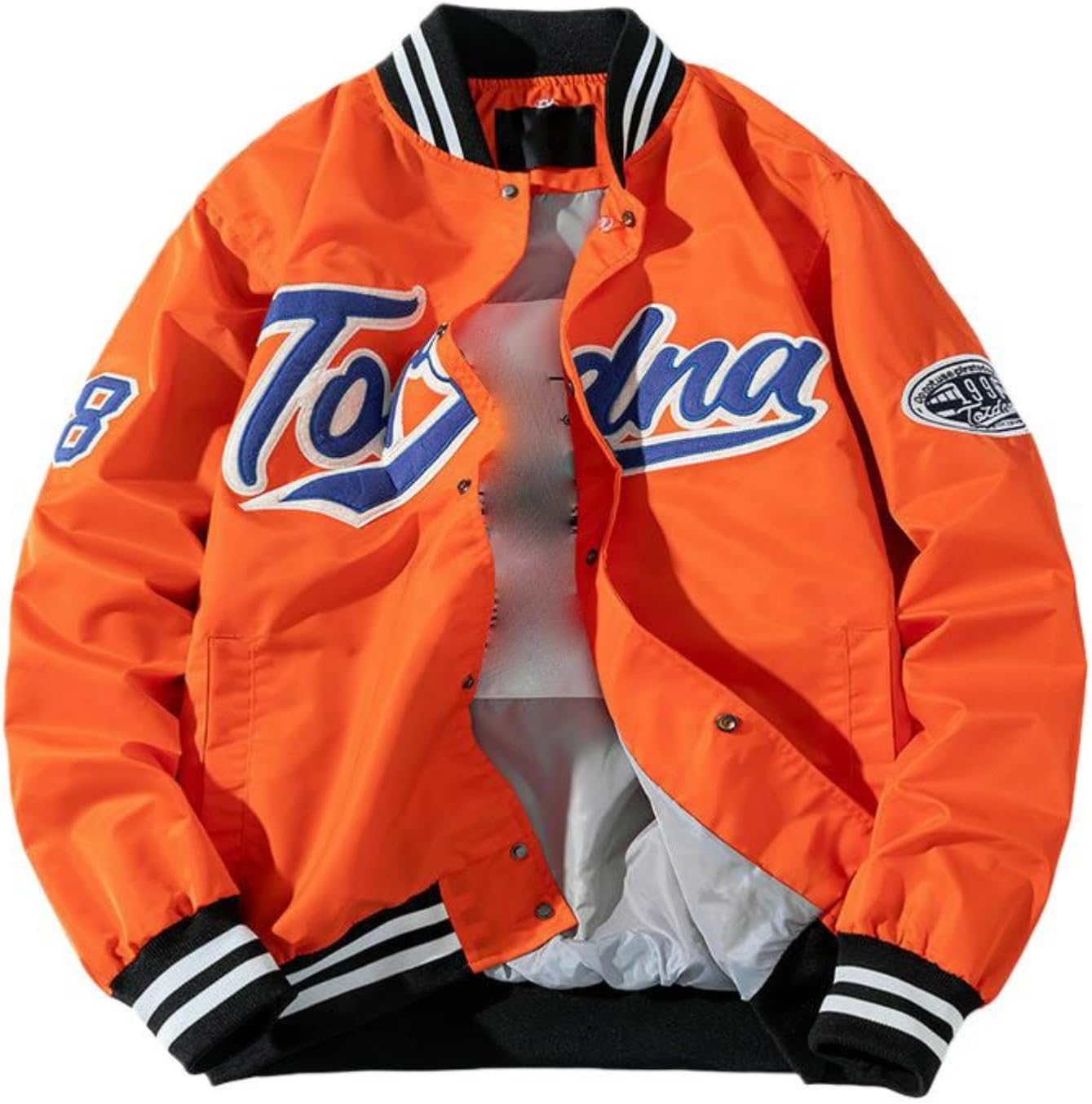 Men’s Spring Autumn American Vintage Loose Flight Baseball Embroidered Hong Kong-Style Jacket