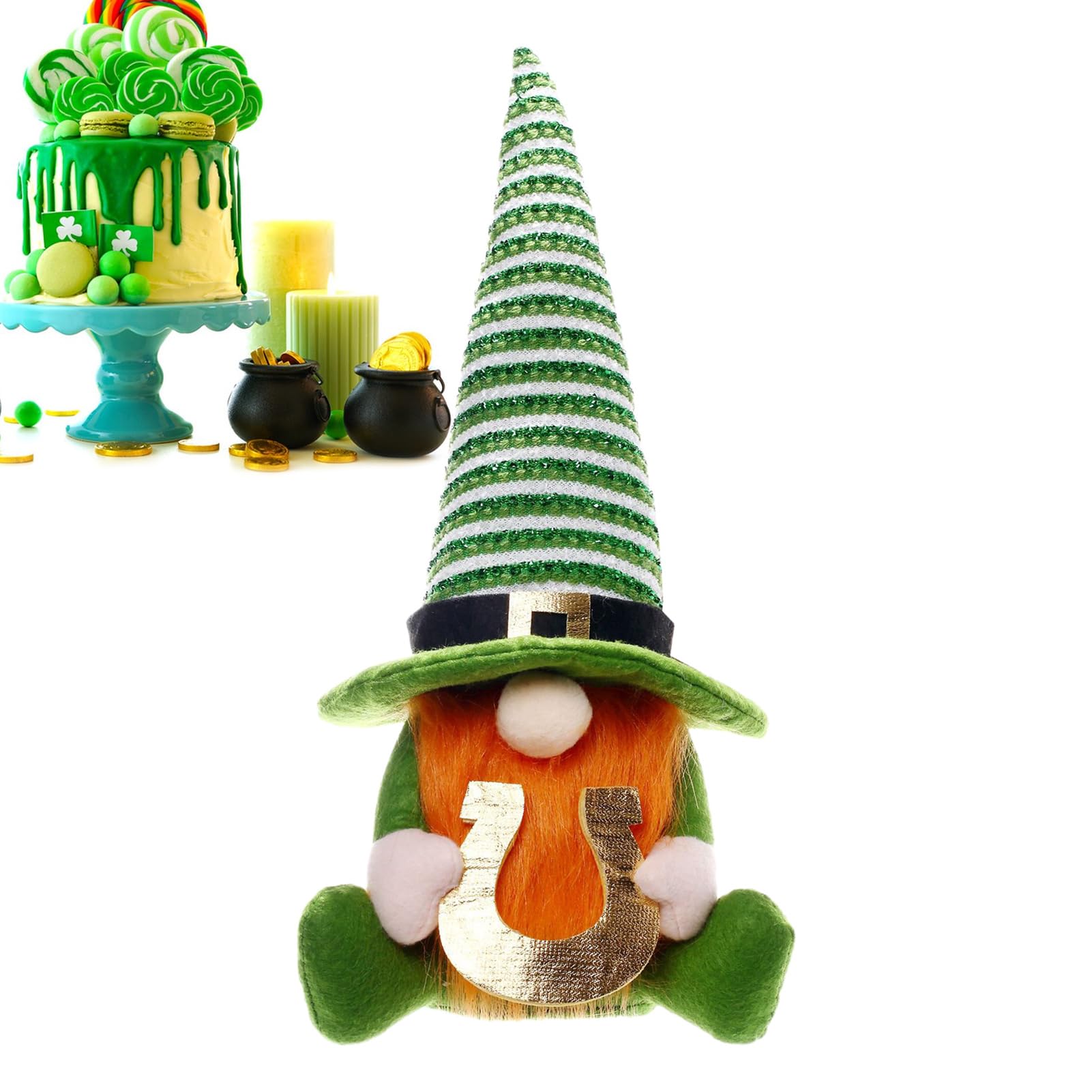 Décoration Fête Saint-Patrick Figurines Gnomes De La Saint-Patrick - Décoration De Fête Sans Visage, Ornements En Tissu Vert Et Marron Figurine Gnome De Noel Décoration Fête Saint-Patrick Figurines Gnomes De La Saint-Patrick - Décoration De Fête Sans Visage, Ornements En Tissu Vert Et Marron Figurine Gnome De Noel