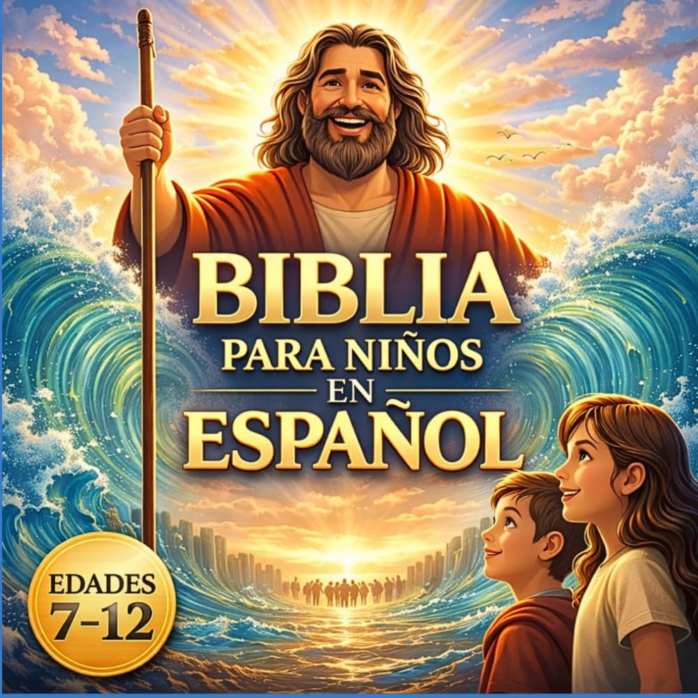 Biblia para niños en Español: Fascinantes historias bíblicas del Antiguo Testamento – A todo color, de 7 a 12 años
