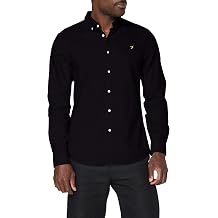 FARAH Men's Brewer Cotton Oxford Slim Fit Shirt