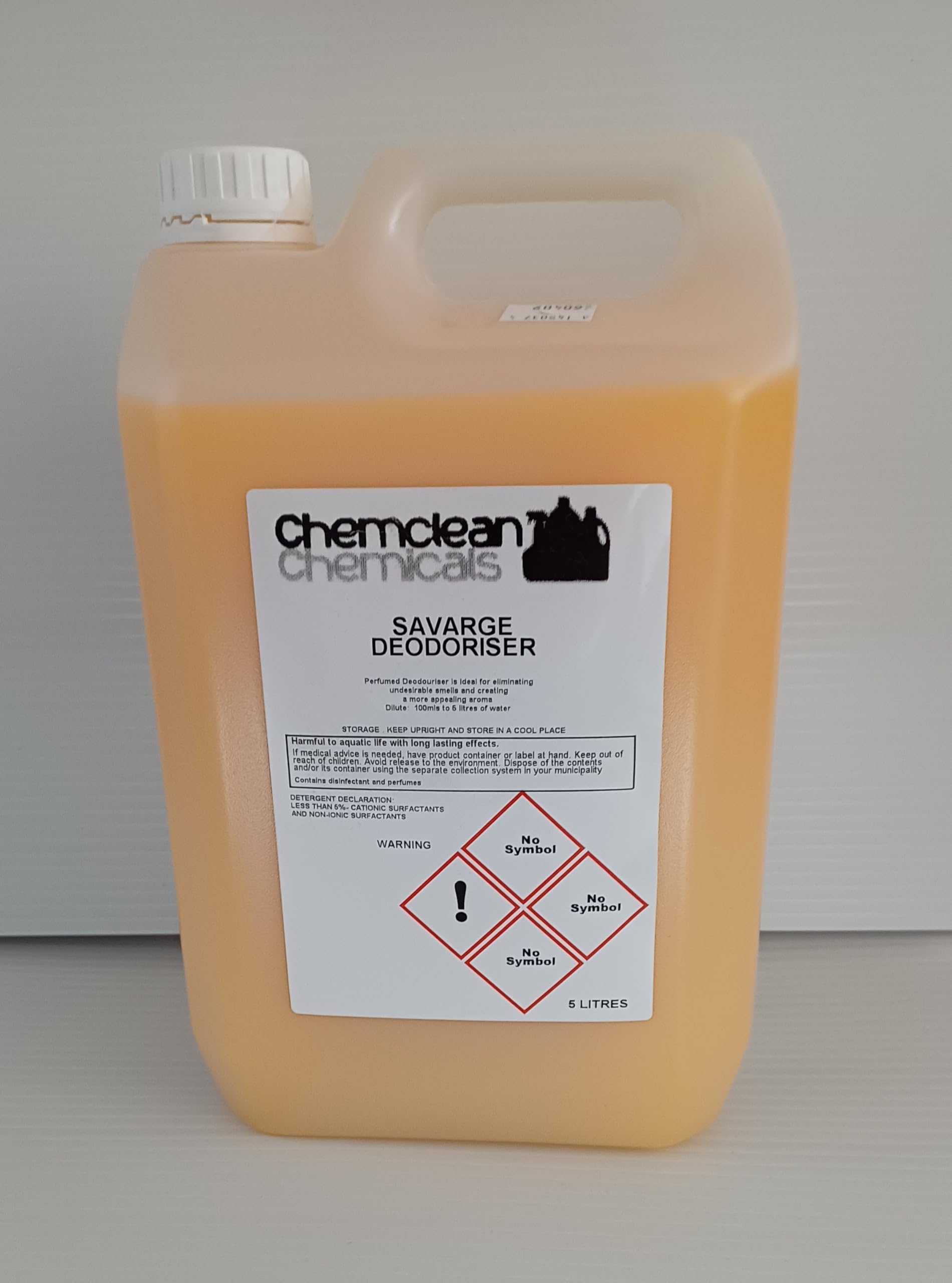 Chemclean Chemicals Savarge Deodoriser, Perfumed Odour Eliminator, Liquid Form, 5 Litres