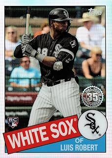 2020 Topps Chrome 1985 Baseball #85TC-17 Luis Robert Rookie Card