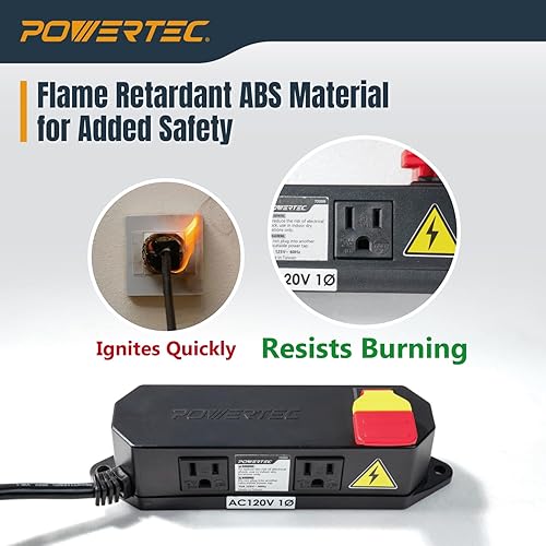 Vista 12 de POWERTEC 71007, apagador de 110/220 V