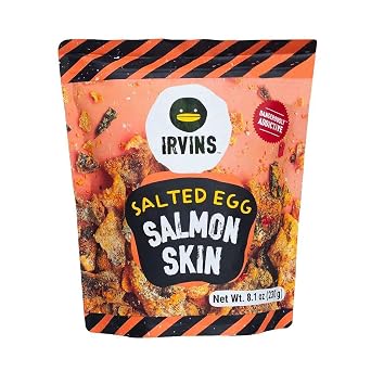 IRVINS Dangerously Addictive Salted Egg Chips Crisps Snacks Salted Egg Salmon, 230g