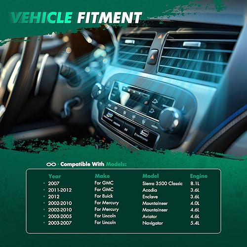 Vista 620 de SCITOO Reemplazo de actuador de puerta de mezcla de calentador HVAC para Ford F-150 2004-2008, para Ford para Lobo 2004-2008, para Lincoln para Mark