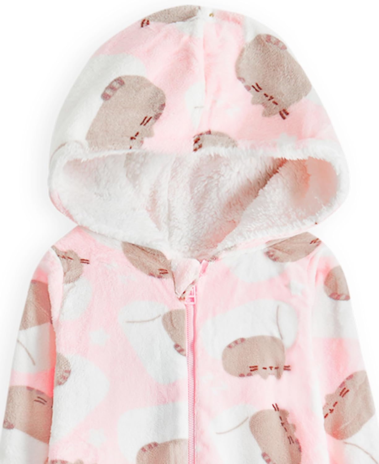 Pusheen Cat Onesie for Kids and Teens Pink Sherpa France Ubuy