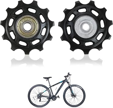 Cycling 2 x 11-T Derailleur Jockey Wheels Rear Whee Pulleys