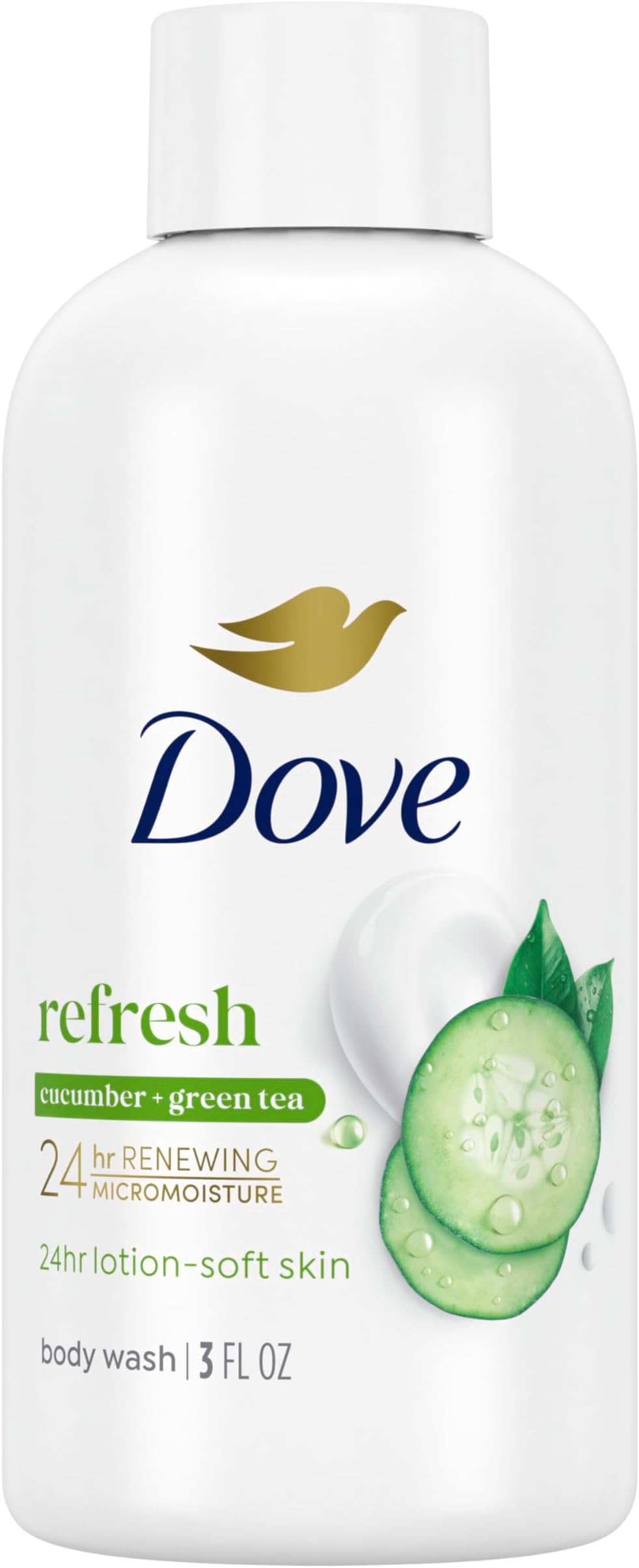 Dove Go Fresh Cool Moisture Body Wash Cucumber & Green Tea Scent 3.0 Oz.