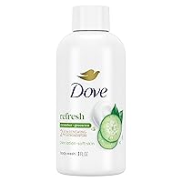 Vista 11 de Dove Jabón para el cuerpo Fresh Care Paquete de 2 – Limpiador revitalizante e hidratante para una piel suave y lisa, 15.2 oz cada uno