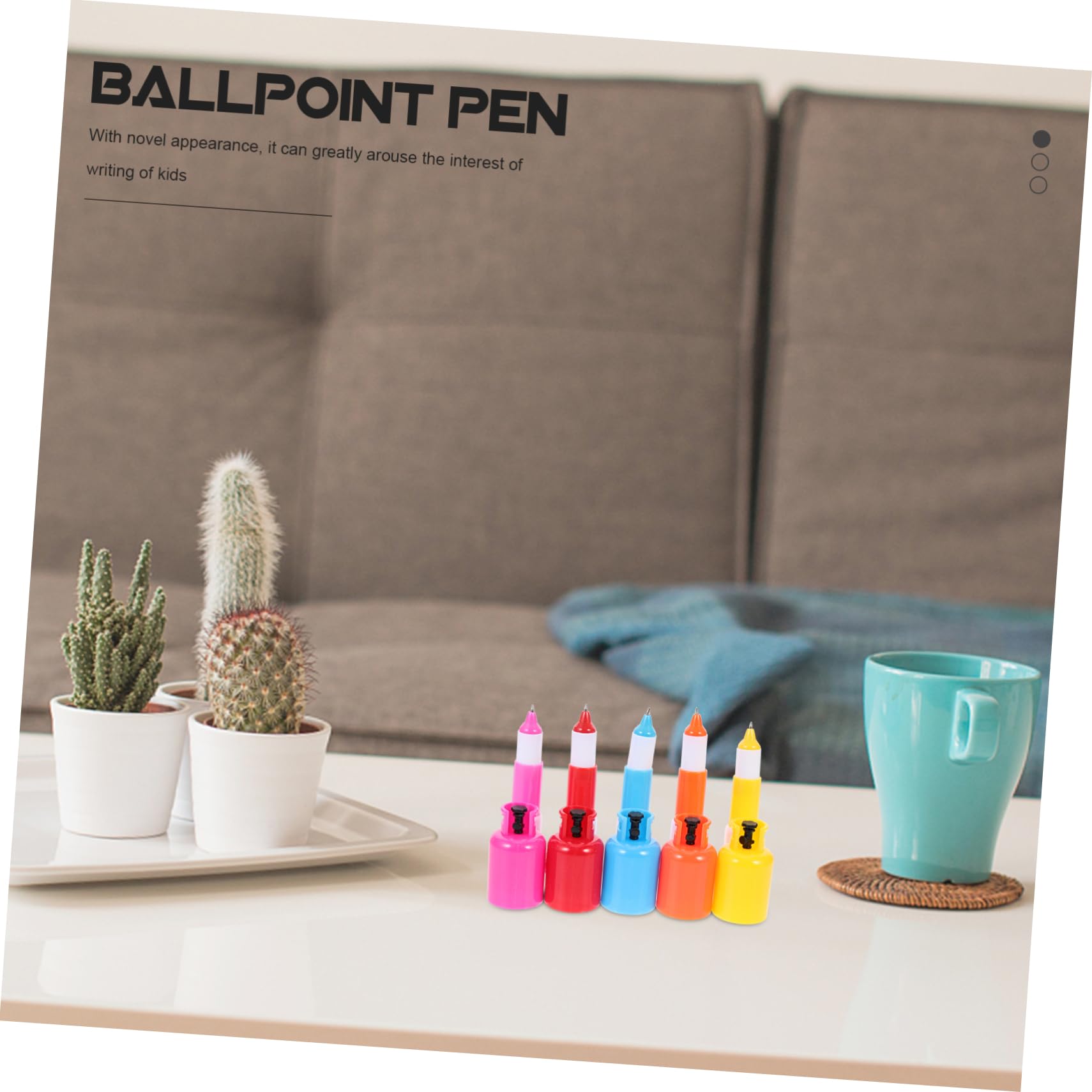 Tofficu 5 Set Penna A Sfera Per Serbatoio Di Gas Punto Agitarsi Gadget Gel Evidenziatori Multi Penne Nere Prodotto Penne Divertenti Penne A Sfera Portatili Plastica 18 Pezzi * 5