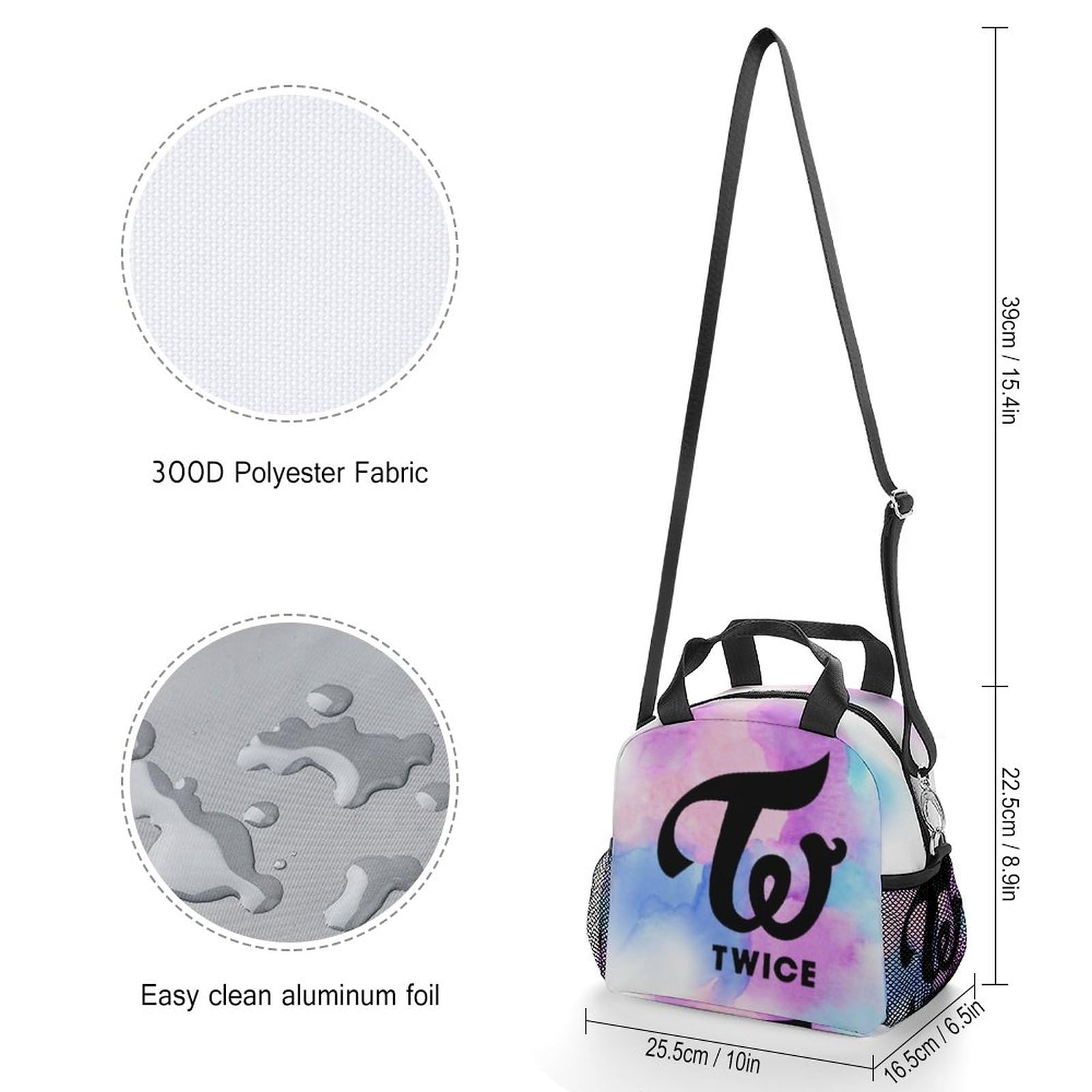 Amazon｜ランチバッグ - Twice トゥワイス Logo ランチバッグ 保冷
