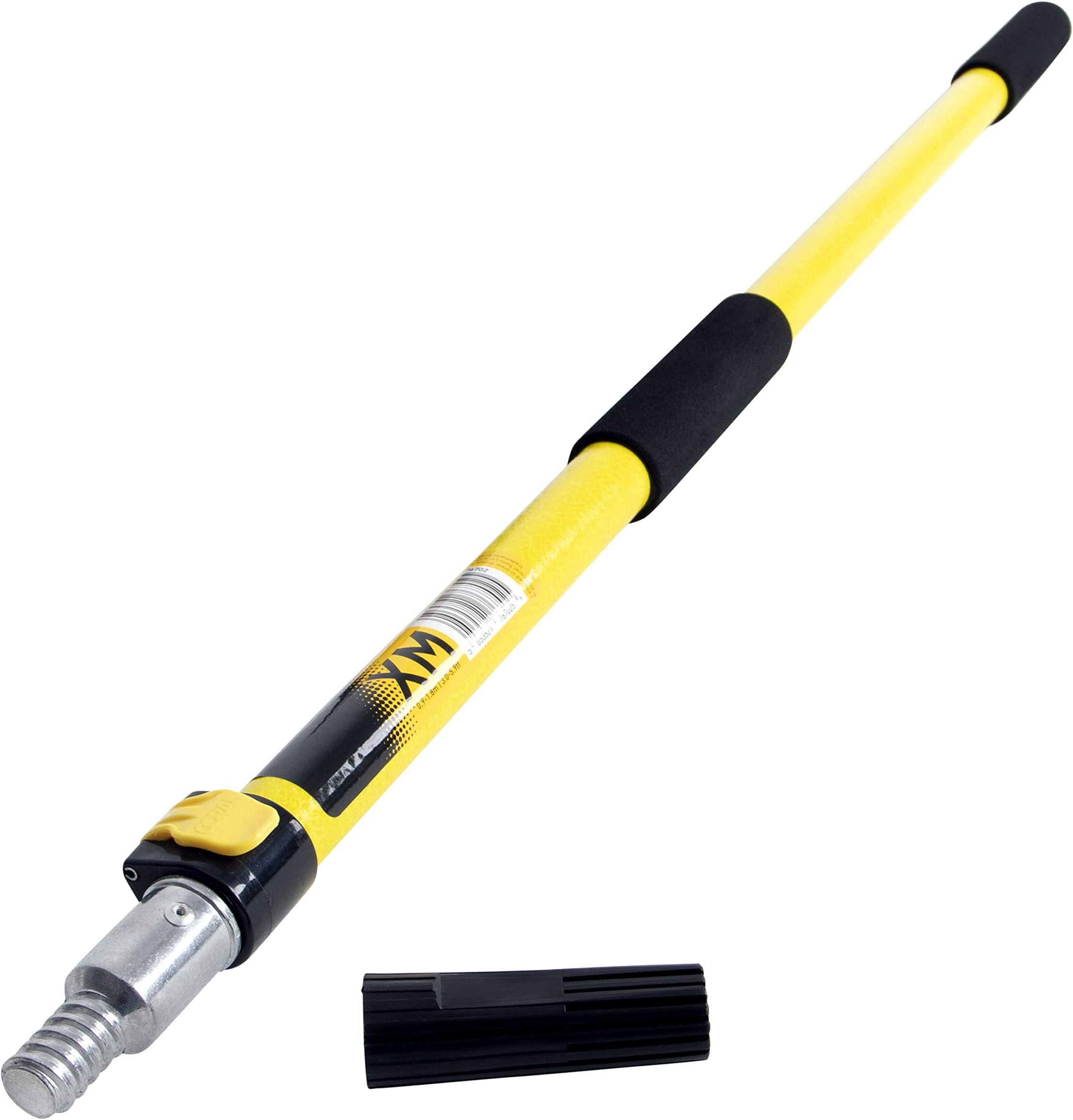 Coral 76501 Shurglide Telescopic Extension Rod with Latest Flip-Cam Lock 0.6-1.2M/2-4FT