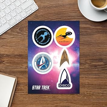 Star Trek: Discovery Sticker Sheet - Officially Licensed