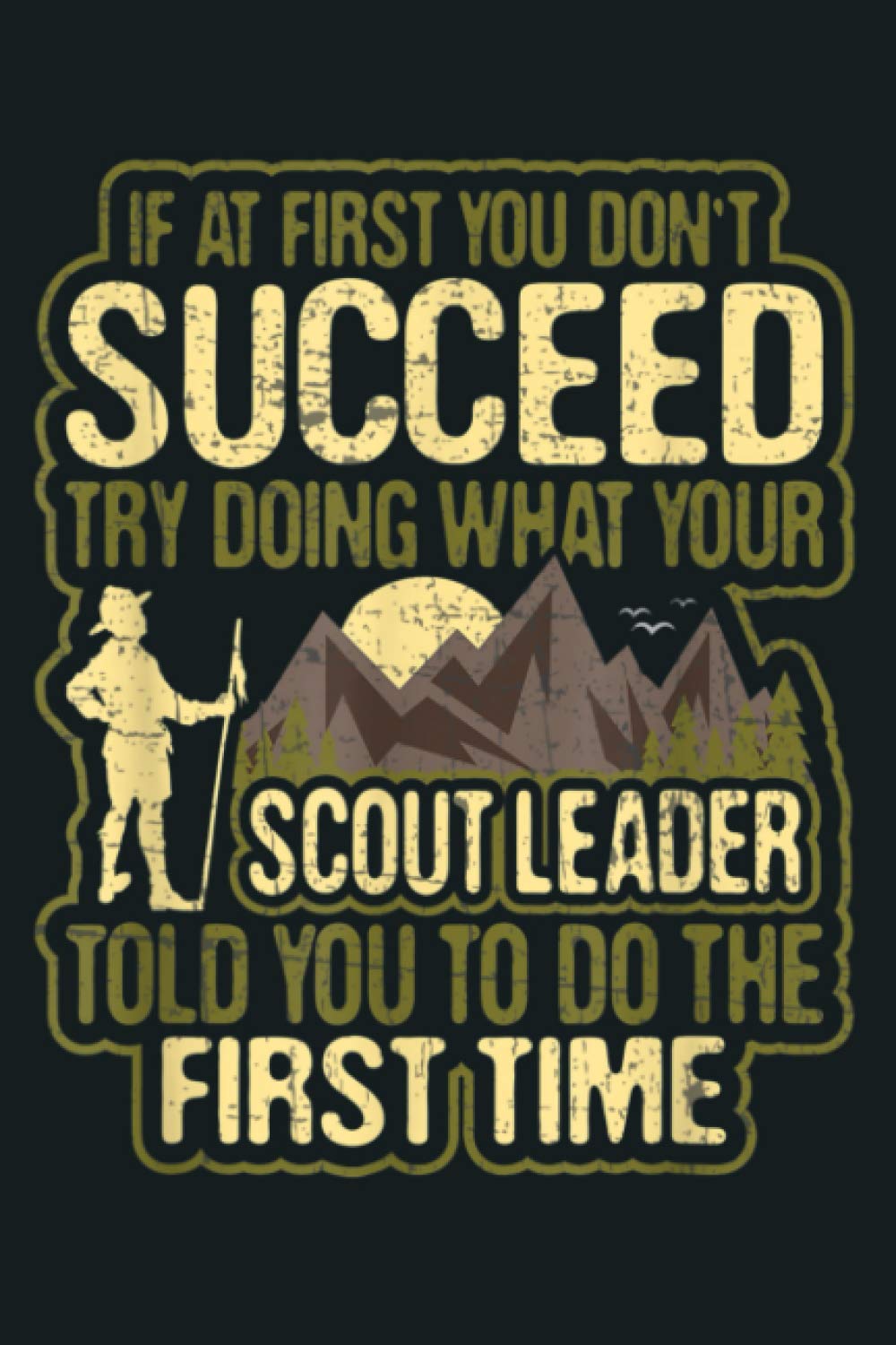 Funny Scout Leader Cub Camping Boy Hiking Scouting: notebook, notebook journal beautiful , simple, impressive,size 6x9 inches, 114 paperback pages